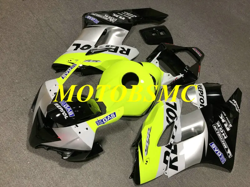 Литьевая форма обтекатель комплект для CBR1000RR 04 05 CBR 1000RR 1000 2004 2005 ABS Зеленый