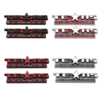 

Car Accessory For Jeep Wrangler Liberty Compass Auto Body Steering Wheel Fender Emblem 1 PCS Metal TEXAS EDITION Badge Sticker