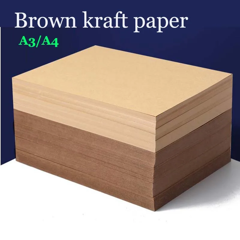 A4 A3 White Thicked Kraft Paper DIY Handmake Card Making Craft Paper Thick  Paperboard Cardboard 1 2 3MM Chipboard backing board - AliExpress