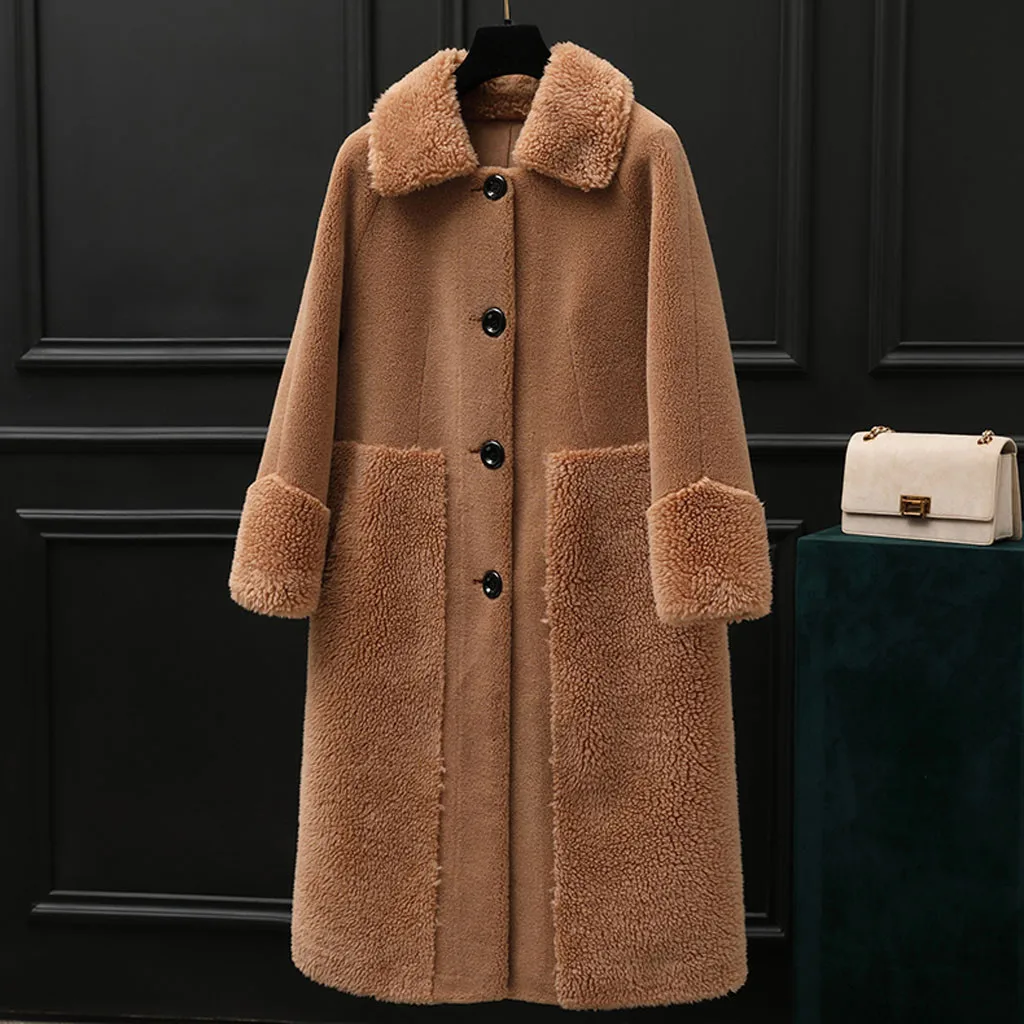 KANCOOLD пальто, зимняя женская теплая верхняя одежда из искусственной кожи с застежкой-молнией, Повседневная модная новинка, пальто и куртки для женщин 2019Sep30
