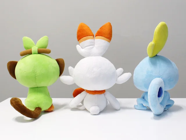 Sobble Scorbunny Grookey мультфильм Эльф Рисунок плюшевые мягкие коллекция игрушек для детей Рождественский подарок