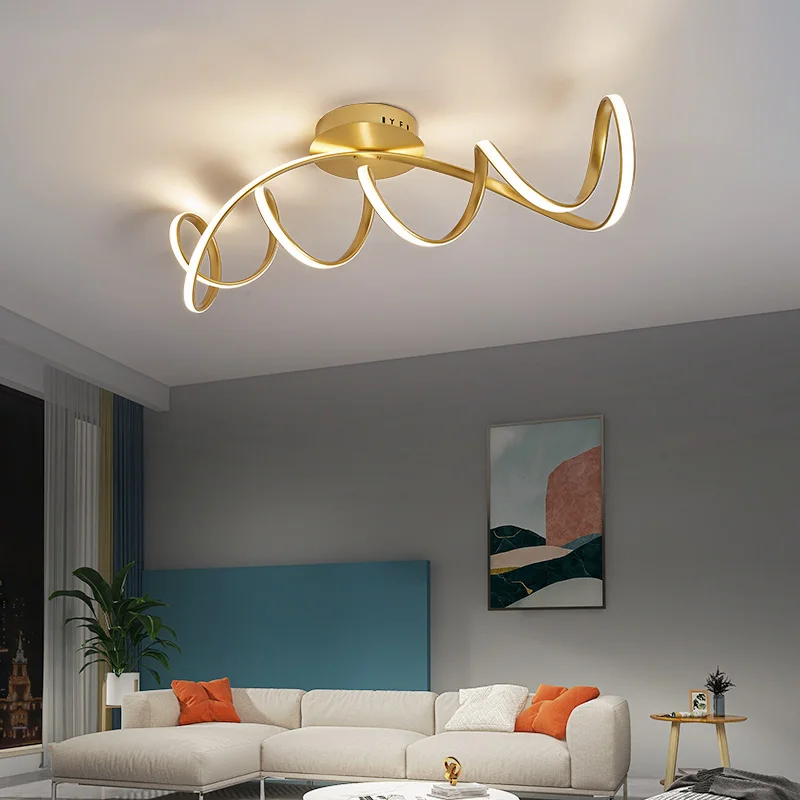 Минималистичные Новые популярные потолочные светильники для гостиной спальни