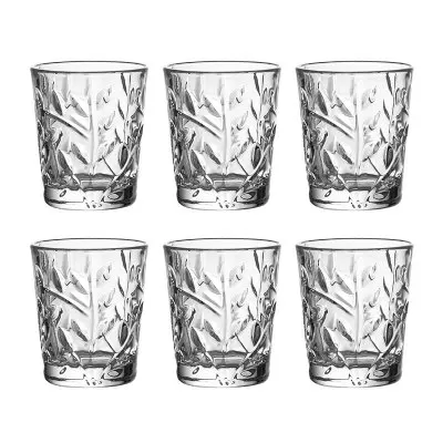 Tree cup 6 шт резными узорами выстрел Стекло Творческий виски вина для водки, пива вина Стекло бар Клубные вечерние коктейльное Стекло дома духов посуда для напитков - Цвет: Tree cup