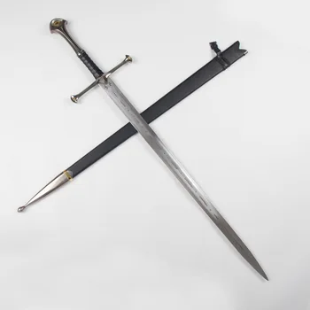

[Metal Made] Crafts 1:1 132cm Lord of the Rings Aragorn II Narthil Long Sword Stainless steel home decoration collection model
