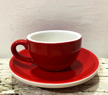 

Espresso Coffee Cup Reusable Wedding Simple Travel Teacup and Saucer Ceramic Kahve Fincan Takimlari Home Drinkware BD50BD