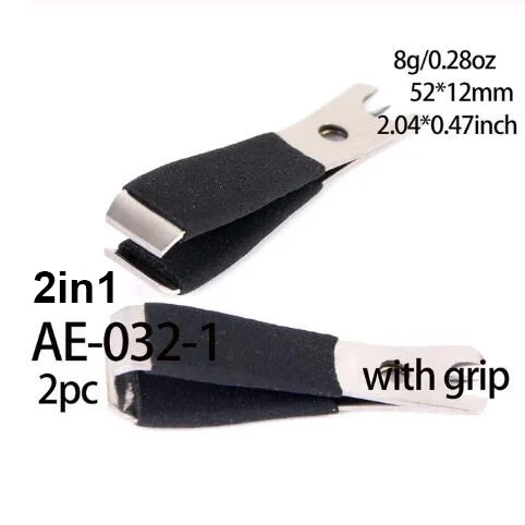 AE032 Black 2PC Maximumcatch 2 шт./лот Рыбалка Нипер из нержавеющей стали леска резак клипер рыболовный аксессуар - Цвет: AE032 Black 2PC