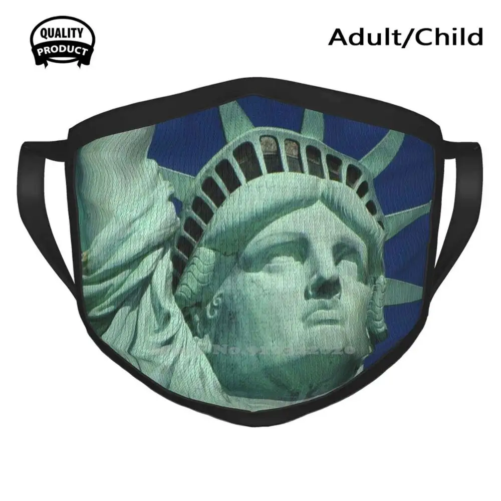 Statue Of Liberty New York Usa Wind-Proof Dust-Proof Sport Neck Scarf Watch Covers Cups Blouses Vinyls Decorative Fabrics Sees paul smith scarves Scarves