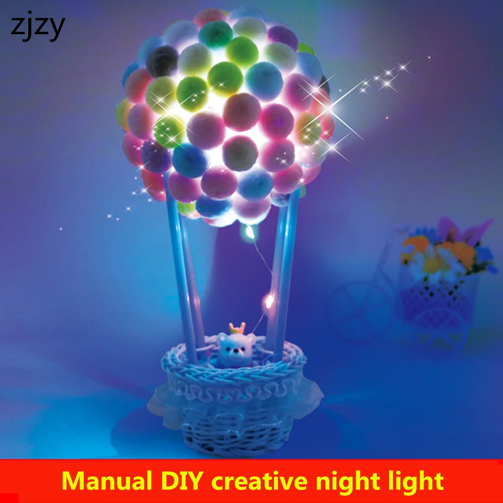 

LED Decoration Light Creative DIY Handmade Night Light Home Desk Decor Night Lamp Christmas Gift