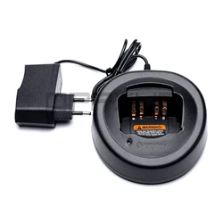 Desktop Base Tray Charger for Walkie Talkie Motorola GP320 GP328 GP338 GP340 GP360 GP380 HT750 HT1250 PRO5150 PRO5350 Ham Radio