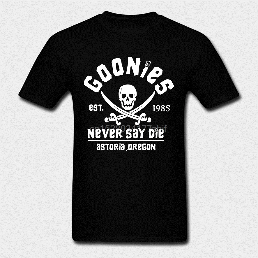 Мужская футболка Goonies-Never say die est 1985 awesome Футболка женская | одежда