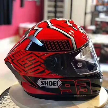 

motorcycle safe helmet Full Face Genuine Abs+Pc material safety helmet 2019 new X14 Red 93 motorcycle racing helmet safe ship