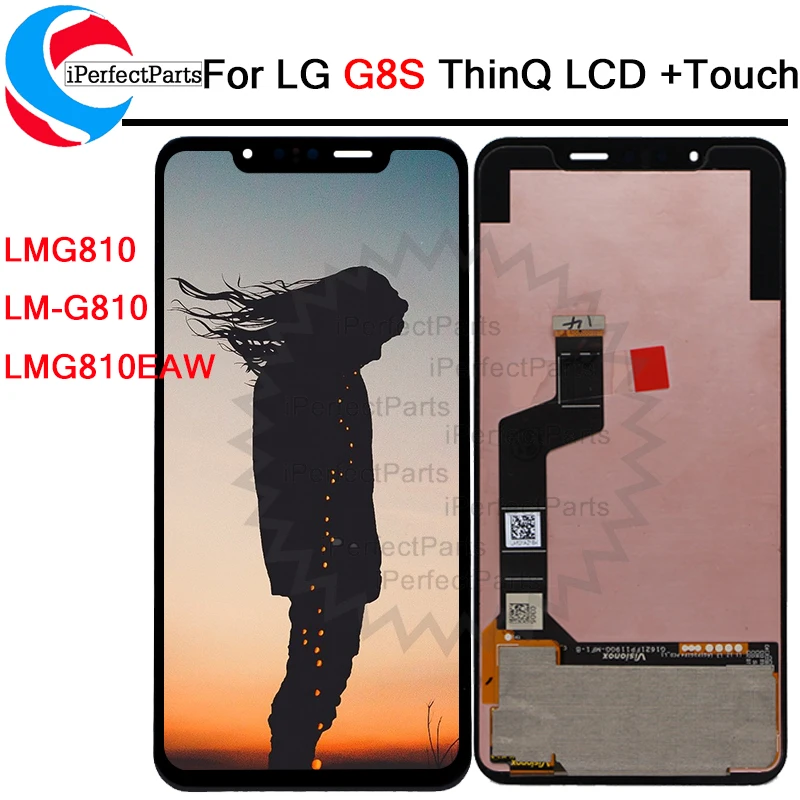 

6.21'' For LG G8s ThinQ Display LMG810 LMG810EAW Touch Screen Panel Digitizer Assembly with replace tools For LG G8s ThinQ LCD