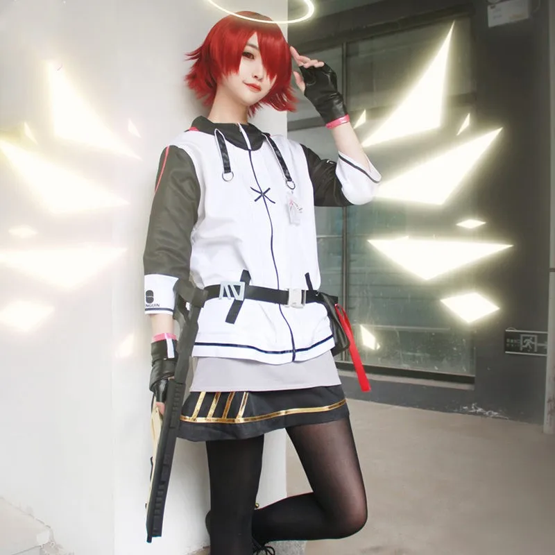 game Arknights Exusiai Cosplay Costume Cos Cosplay Halloween Party High