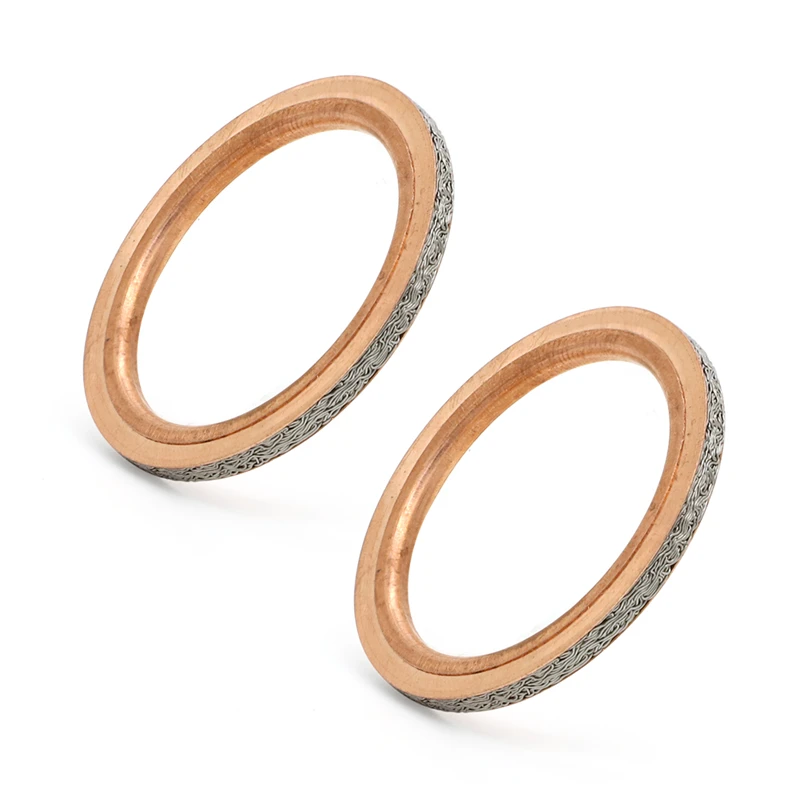 Copper Exhaust Muffler Head Pipe Gasket Seal for Yamaha Rhino 660 700