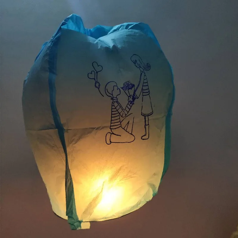 1 шт случайный горячий воздушный шар китайский бумажный фонарик Фонарь желаний Свадебный декор детский день рождения партии товары для дома уличные игрушки