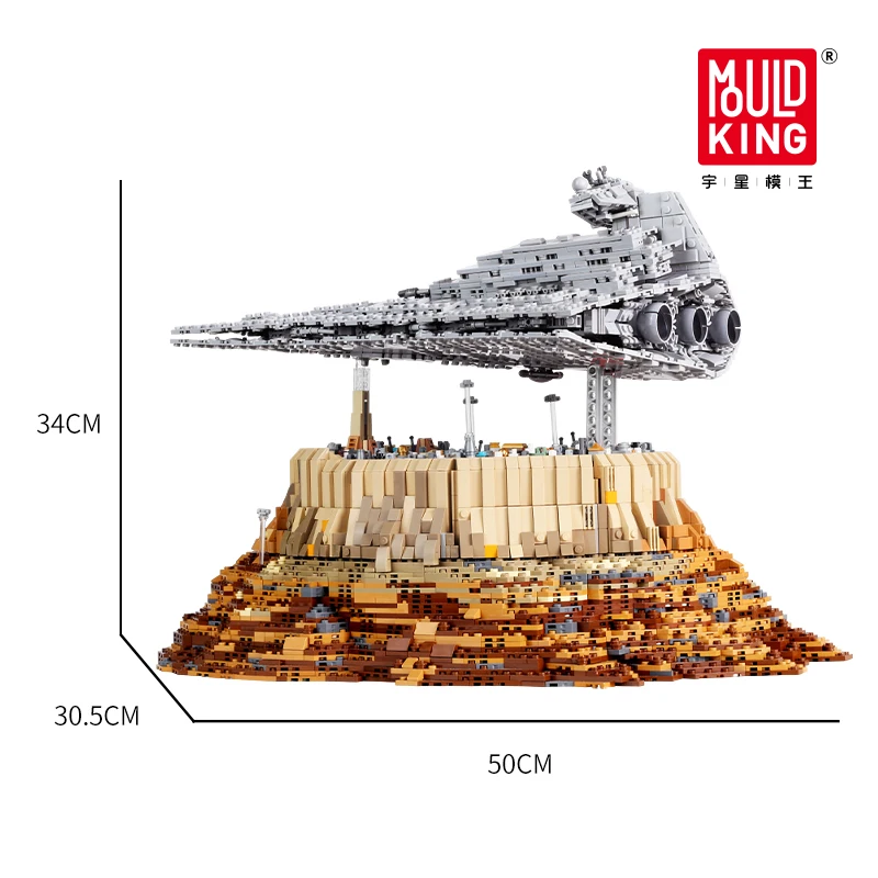 Звездные войны Разрушитель корабль Империя над Jedha город Кирпичи Модель