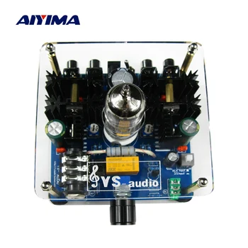 

AIYIMA Updated 12AU7 Tube Headphone Amplifiers Stereo Class A Home Audio Amp Tube Preamp Amplifier With Tone Adjustment