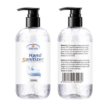 

300ml Hand Sanitizer Disinfection Hand Wash Gel Disposable Rinse Free 75% Alcohol Hand Soap Quick Dry Hand Cleaning Hand Wash