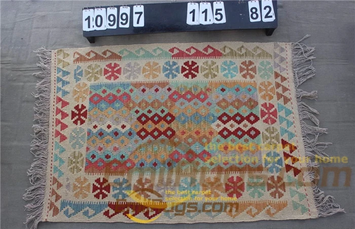 geometric rug Wool Woven Home For Living Room Geometric Bedroom Art Natural