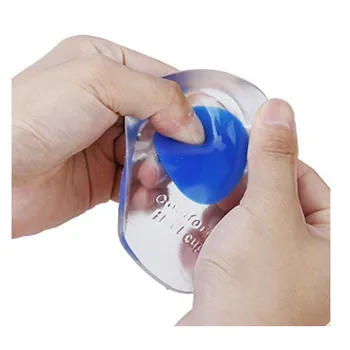 

Liroyal Footful 2 Pair Of Gel Heel Cups Heel Transparent Silicone Insole High Heel Gel Pads Foot Care Tools Plantar Oct