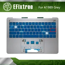 Полный A1989 Топ чехол серый для Macbook Pro 13 ''A1989 Plamrest Топ чехол EMC 3214 MID Версия США