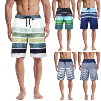 

surf shorts Mens Summer Swim Trunks 3D Print Graphic Casual Athletic Pants Male Swimming Soft Quick-Dry Drawstring Briefs # gh