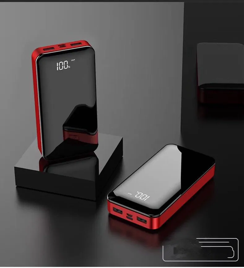 30000mAh power Bank светодиодный цифровой дисплей двойной USB быстрая зарядка банк питания для Samsug S10 S9 iphone 10 pro max внешний аккумулятор