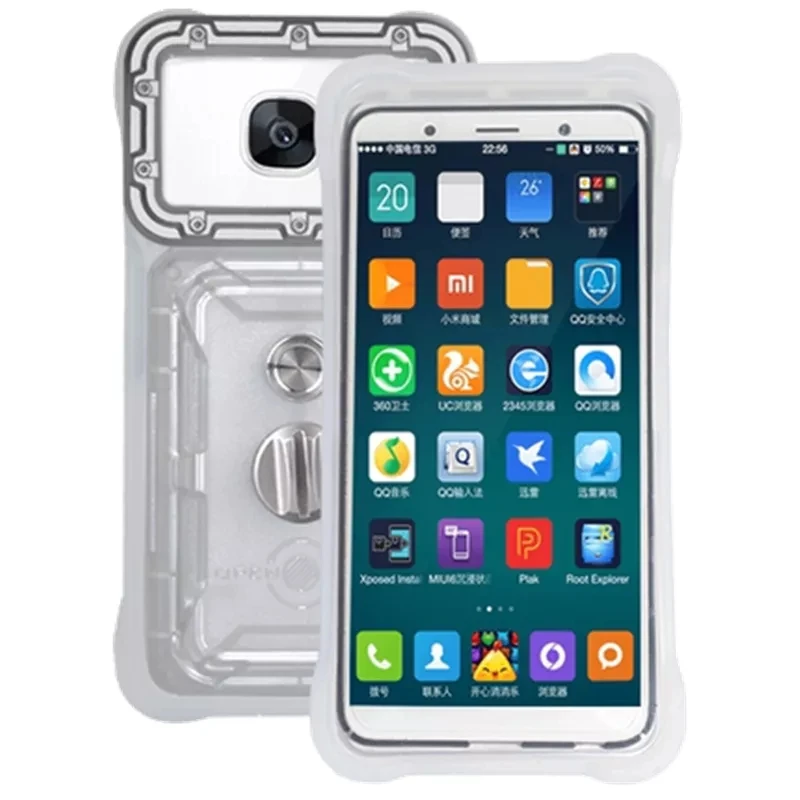 

Universal Waterproof Phone Case Diving Photography Underwater Video HD Photography Touch Screen Sensitive for 6.5inch Android
