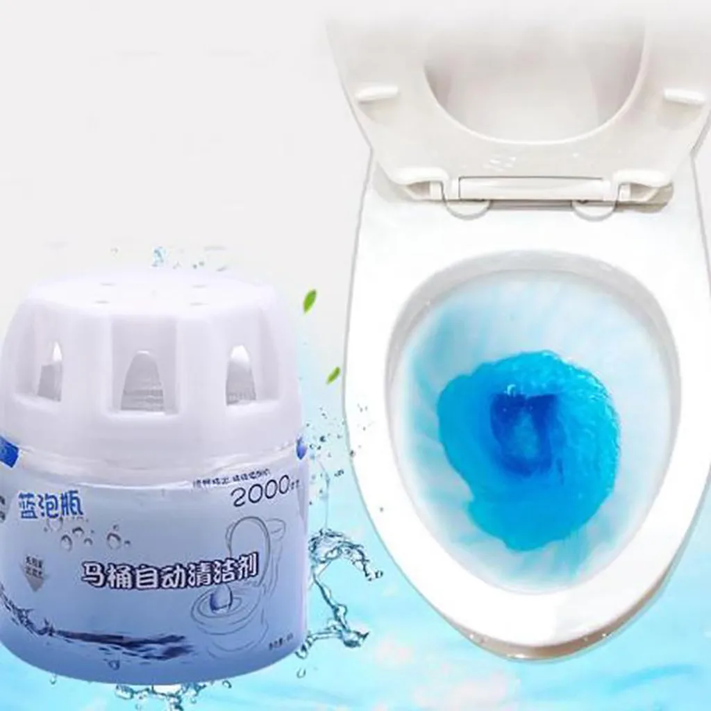 Вспенивающие очистители Autoile автоматический очиститель для туалета Magic Flush Bottled Helper Blue Bubble Amazing# YY