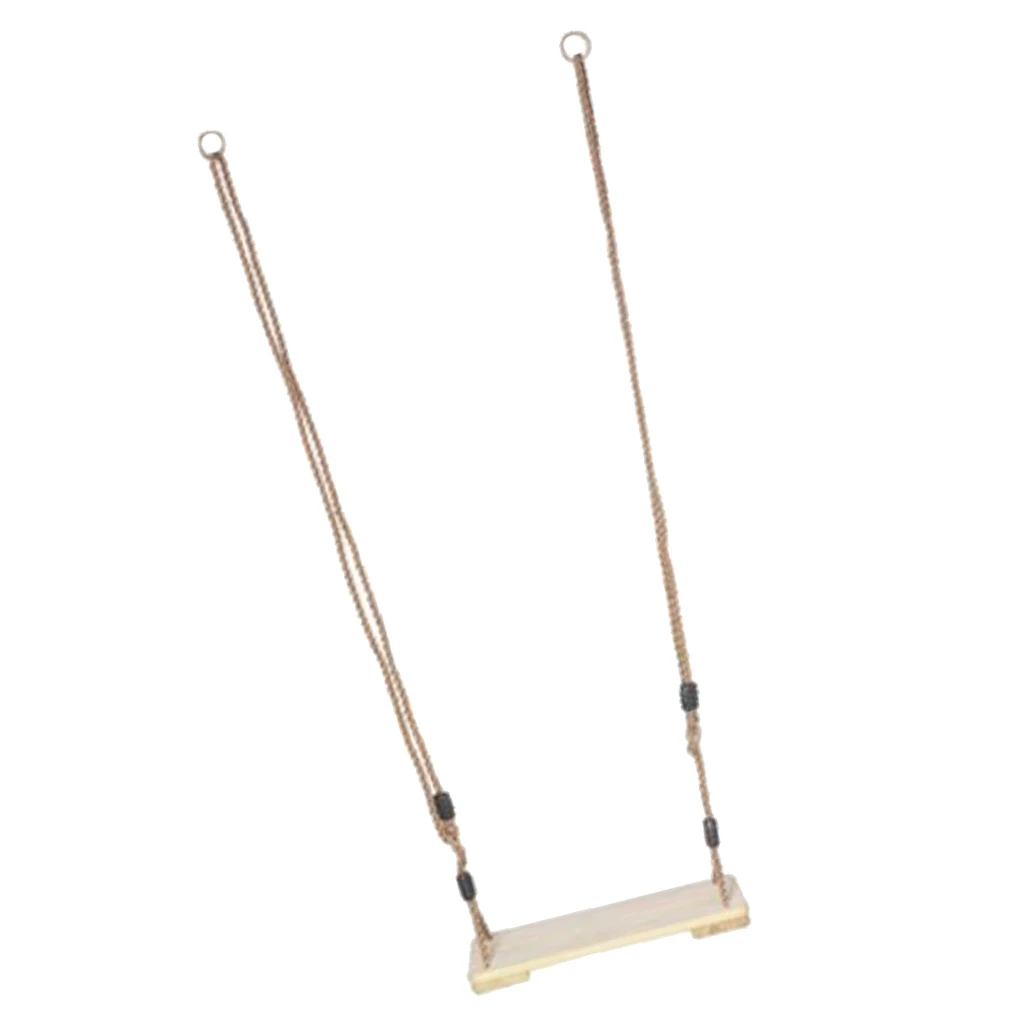 Wooden Heavy Duty Swing Chair for Kids Children Playground Park Indoor Outdoor Gym Fun Wooden Heavy Duty Swing Chair for Kids Children Playground Park Indoor Outdoor Gym Fun