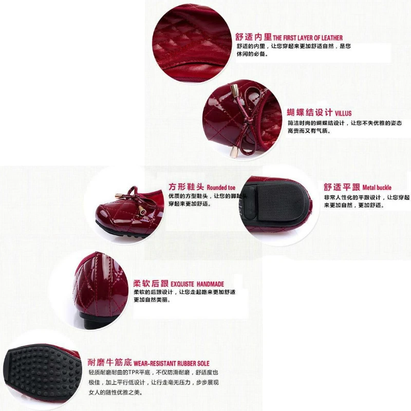 Женские туфли на плоской подошве свадебные с квадратным носком мягкой