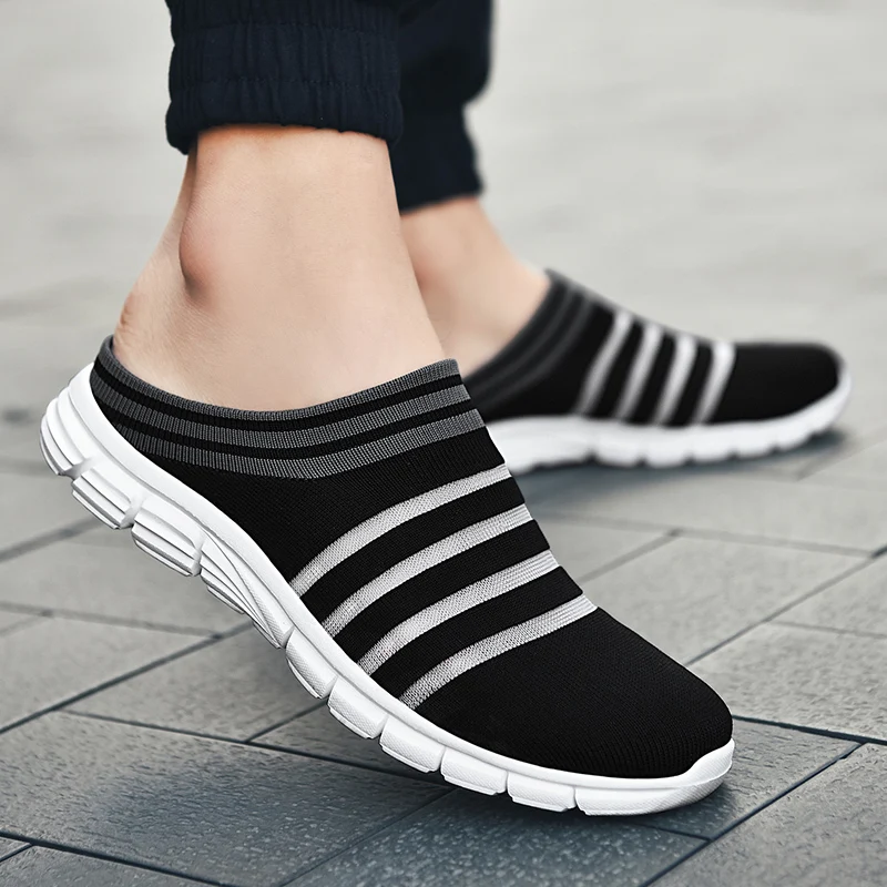 Nuevo  Los zapatos de los hombres ligero cómodo transpirable 2021 zapatos de verano de las mujeres planos de las mujeres Plus tamaño 35-46 caminar al aire libre zapatos casuales zapatos de los hombres QMrXeN98ADy