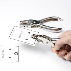 1pc 3mm 6mm Practical Iron Metal Hand-held Punch Hole Punch Pliers Hole Punch Cardmaking Handicraft Tool Jewelry DIY Wholesale