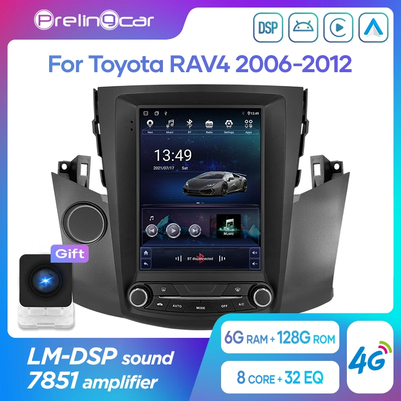 Автомагнитола для Toyota RAV4 RAV 4 2006-2012 с вертикальным экраном GPS IPS | Автомобили и