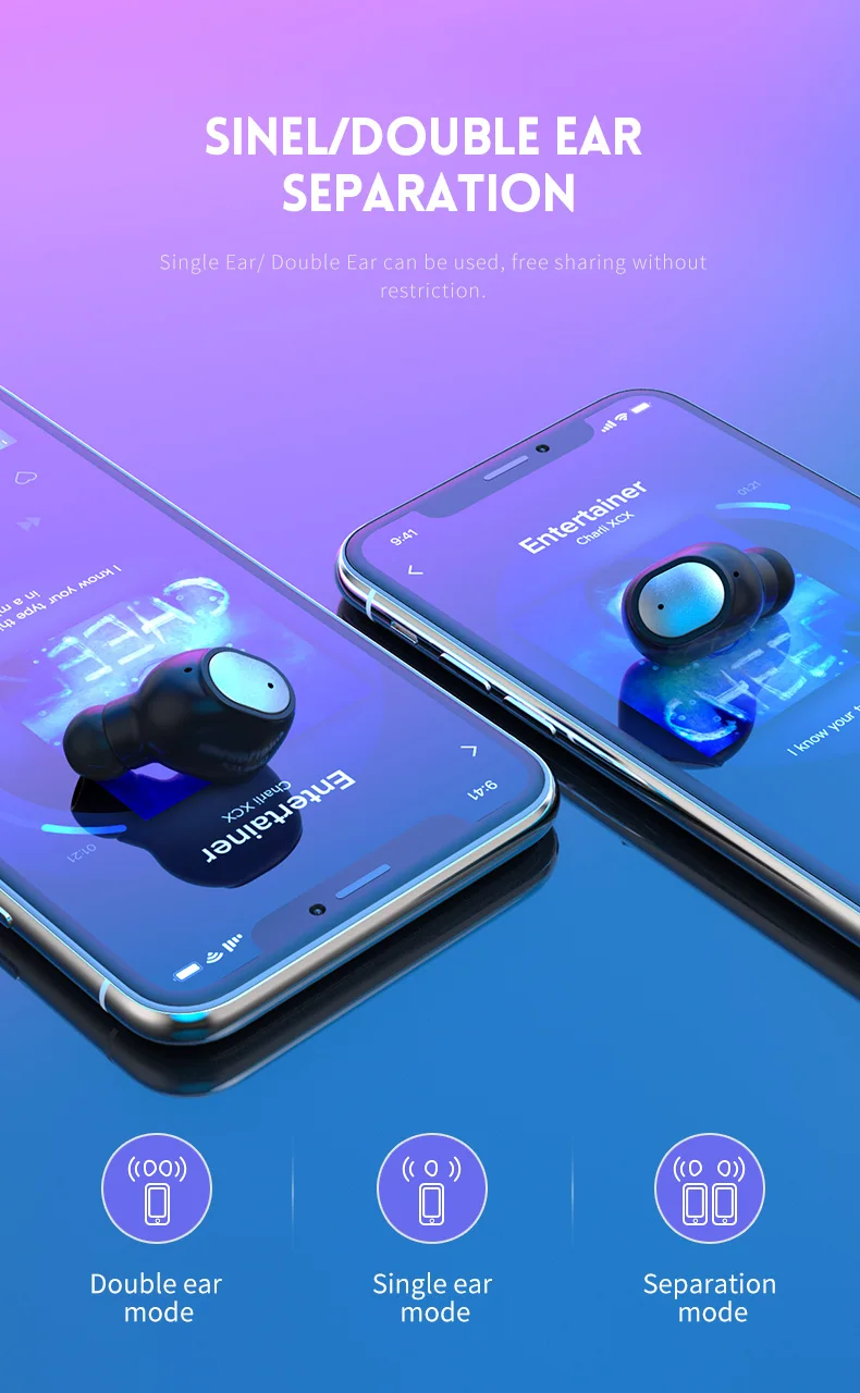 Q2 Bluetooth 5,0 наушники TWS беспроводные головные уборы спортивные Handsfree наушники 3D стерео игровая гарнитура с микрофоном зарядная коробка
