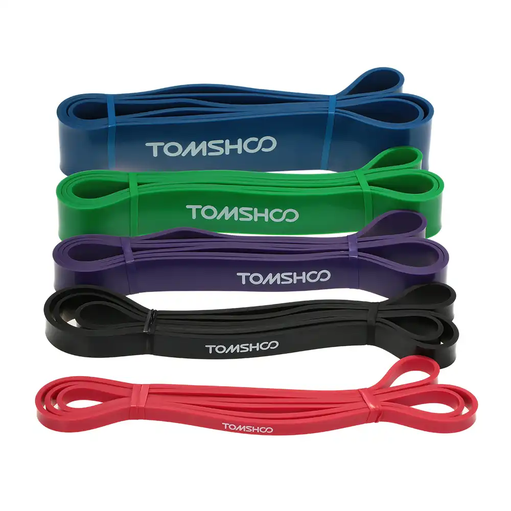 Фитнес браслет TOMSHOO эластичная лента из натурального латекса для занятий