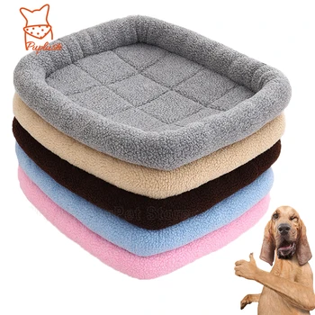 

Plush Calming Dog Beds Mat For Large Small Medium Dogs Luxury Mechanical Wash Winter Warm Dog Mat Bed for Big Dogs Sofa Cushion