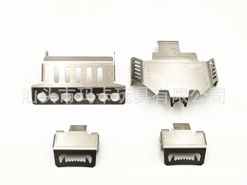 

TRX4 Chassis Front 3.0 Nursing Egg Chassis Front Bumper Stainless Steel Guard Board Stainless Steel Armor Four-piece Set