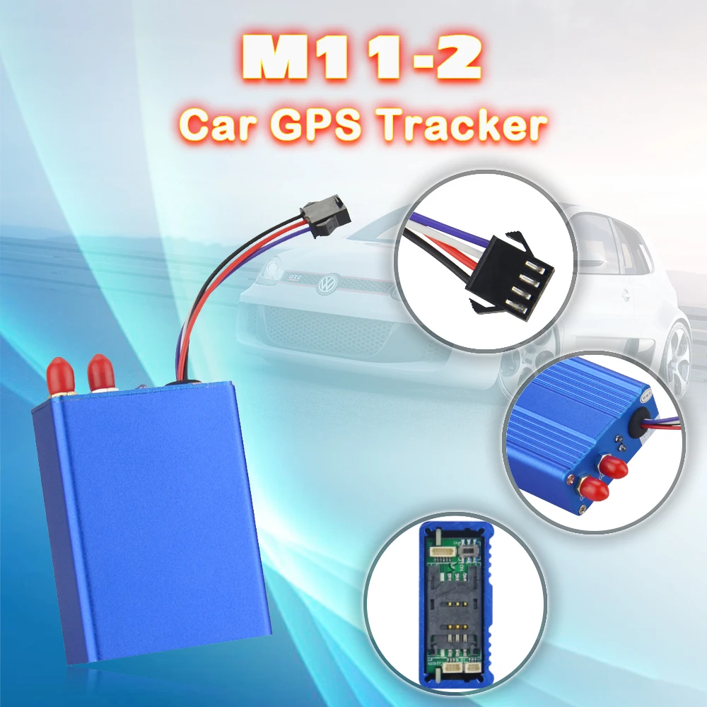 M11-2, металлическое устройство слежения в реальном времени, gps устройство слежения, автомобильный gps-трекер с антенной, поддержка отслеживания сильного сигнала, приложение для отслеживания