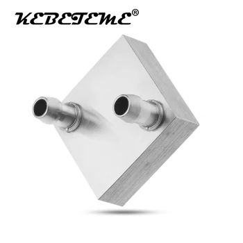 KEBETEME 워터 블록 액체 쿨러 방열판 알루미늄 CPU 수냉, PC 노트북 CPU 도매, 40x40x12mm