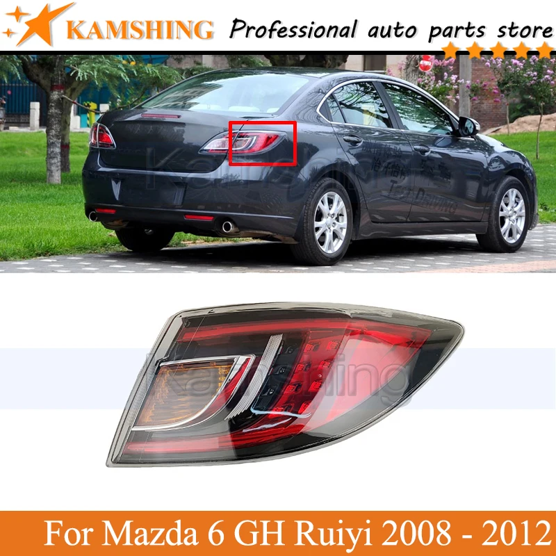 

Kamshing Outer Rear Tail light lamp For Mazda 6 GH Ruiyi 2008 - 2012 Rear Brake Light Tail light Tail lamp head Lamp light