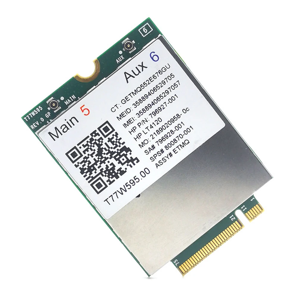Совершенно новый и высокое качество T77W595 LT4120 796928-001 800870-001 Wwan карта для HP Probook 820 840 850