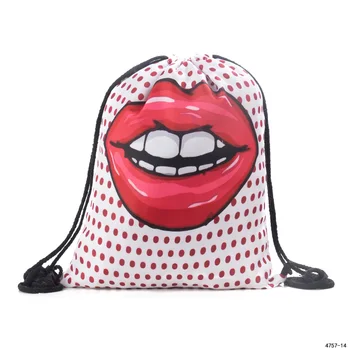 

Drawstring Rucksack Small School Bag Drawstring Backpack Printing Drawstring Backpack New Fashion Travel Drawstring Bag