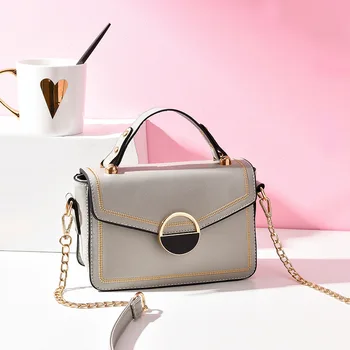 

Bag 2019 New Fashion Korean Fashion Women's Bag Simple Small Square Bag Cool All-match Shoulder Bag Women's Messenger Bag