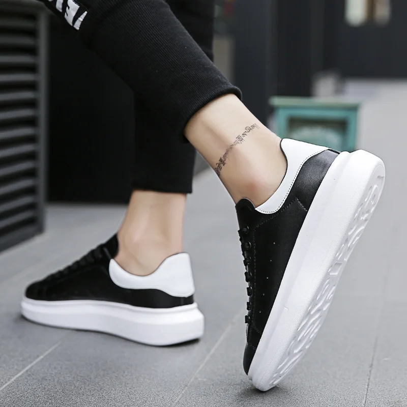2019 New Men Casual Shoes Designer Sneakers Leather Men Shoes Fashion Comfortable lightweight Shoes Footwear Zapatillas C1-10A