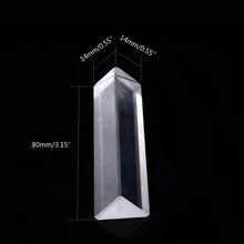 OOTDTY треугольная Цветовая Призма оптический правый угол k9 материал студентов экспериментальное оборудование и Прямая поставка