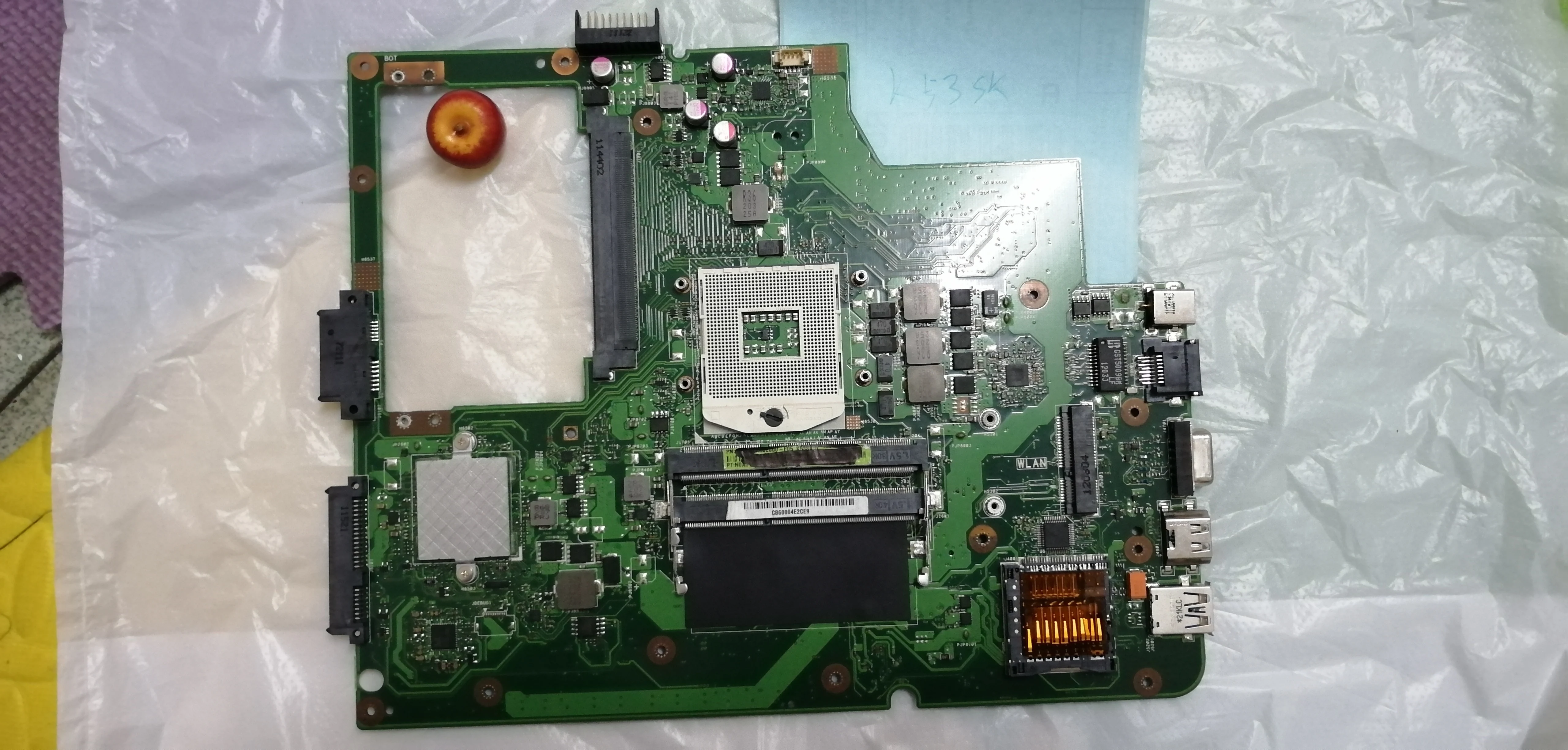 K53SK connect board with motherboard full test lap | Компьютеры и офис