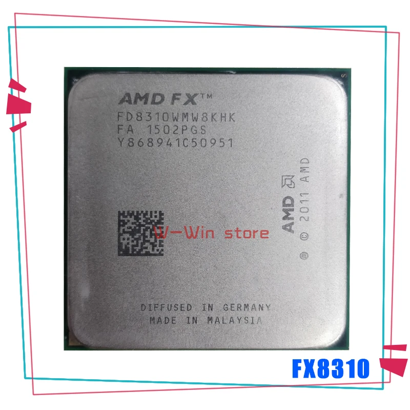 AMD FX 8310 FX8310 3.4GHz Eight-Core 3.4G/8M/95W Processor Socket AM3+ 4 orders | Компьютеры и офис