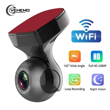 

Car DVR Wifi Camera 1080P Dash Cam Night Vision Driving Video Recorder Loop Recording Dash Camera 140 Wide Angle Full HD Dashcam