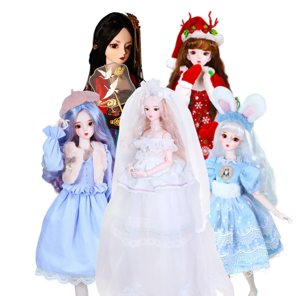 Fortune Days 1/3 bjd кукла 60 см Высота 34 сустава тело открытый мозги ручная роспись макияж Изысканная Подарочная коробка Упаковка последние DC лати